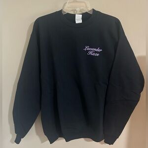 Taylor Swift Lavender Haze Black and Purple Crewneck Sweatshirt